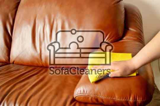 Lower-North-Shore brown home leather sofa cleaning 