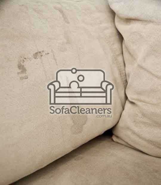 Tuggeranong whiite sofa with stain needed to be cleaned 