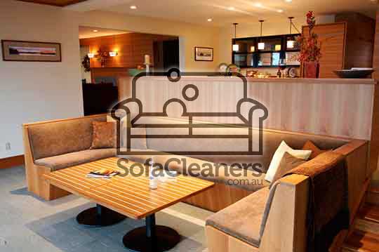 Narellan brown cleaned lounge 
