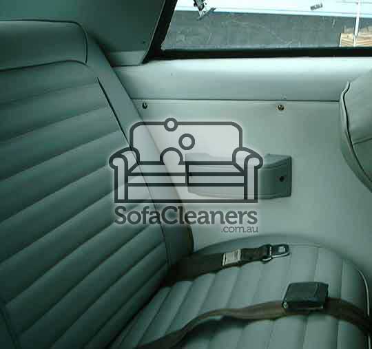 Hobart dark grey cleaned car upholstery